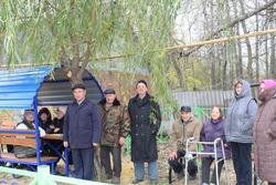 Досуговая площадка появилась в хуторе Александровский губкинской территории 