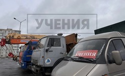 Очередные учения по ГО и ЧС прошли в Губкине 