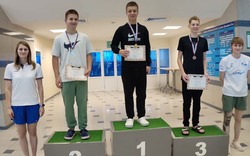 Юные спортсмены приняли участие во втором этапе Открытого Кубка города Губкина по плаванию