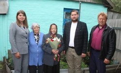 Жительница села Толстое Екатерина Овчинникова отметила 95-летний юбилей