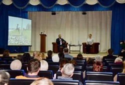 Глава Сергиевской сельской администрации Дина Лебедева выступила с отчётом перед земляками