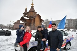 Автопробег в поддержку освободительной акции в защиту ДНР и ЛНР прошёл в Губкине