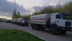 Борт Министерства обороны доставил 25 тонн гуманитарной помощи из Московской области в Белгород