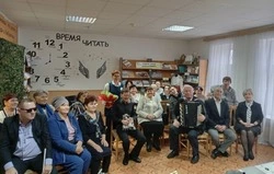 Жители села Скородное познакомились с творчеством Ефима Хрыкина