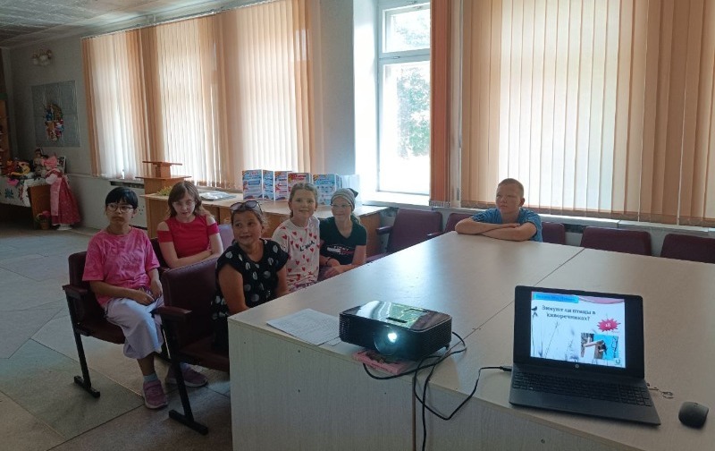 Юные жители села Вислая Дубрава приняли участие в викторине «Тайна природы» 