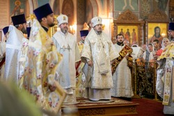 Престольные торжества Спасо-Преображенского собора отпраздновали в Губкине