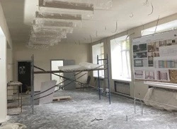 Капитальный ремонт Центральной городской библиотеки продолжился в Губкине