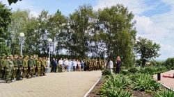 Акция «Не гаснет памяти свеча…» прошла в селе Истобное губкинской территории 