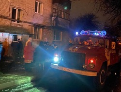 Огнеборцы ликвидировали в Губкине два пожара