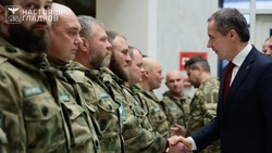 Вячеслав Гладков рассказал о награждении бойцов отряда «БАРС-Белгород» 