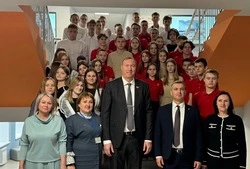 Сенатор Совета Федерации от Белгородской области Тарас Хтей посетил Губкинский горокруг