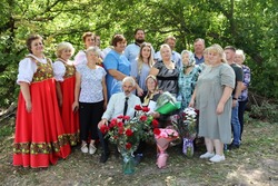 Жительница села Толстое Наталья Овчинникова отметила 95-летие