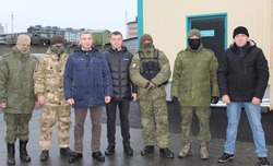  Михаил Лобазнов сообщил о передаче военнослужащим  гуманитарной помощи в Губкине
