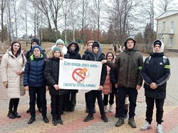 Акция «Нет табачному дыму!» прошла в селе Истобное губкинской территории 