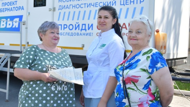 На маршруте – «Поезд здоровья»