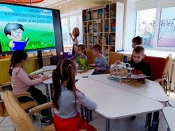 Маленькие жители посёлка Троицкий познакомились с творчеством художников-иллюстраторов