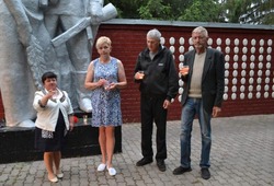 Жители села Коньшино губкинской территории стали участниками акции «Свеча памяти»