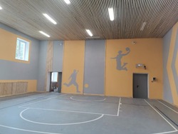 Ремонт спортивного зала завершился в школе села Скородное Губкинского горокруга 