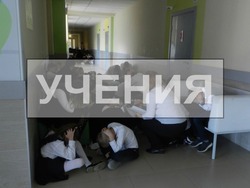 Очередная командно-штабная тренировка прошла в губкинской школе № 11