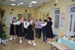 Жители села Сергиевка губкинской территории отметили Старый Новый год 