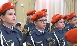 Торжественная церемония посвящения в кадеты прошла в Губкине 