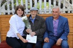 Житель села Юрьевка губкинской территории Иван Кретов принял поздравления с 95-летием