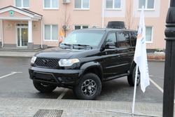 Фонд «Поколение» подарил бронированный автомобиль Шебекинскому горокругу