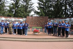 Губкинские волонтёры Победы приняли участие в акции «Огонь памяти»
