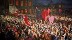 Губкинцы получили поздравления с днём Великой Октябрьской социалистической революции