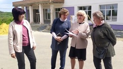 Галина Колесникова посетила село Коньшино губкинской территории 