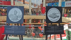 Белгородцы смогут познакомиться с военными сюжетами на монетах в торговом центре