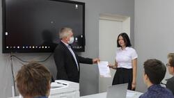 Куратор конкурса АгроНТИ посетил Сергиевскую школу Губкинского округа