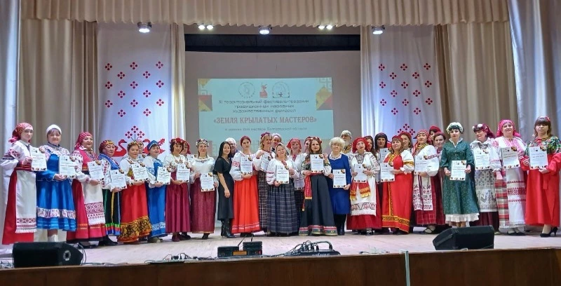 Жители Губкинского горокруга приняли участие в фестивале «Земля крылатых мастеров»