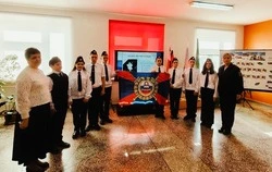 Торжественное посвящение школьников в кадеты прошло в школе Губкинского горокруга