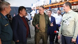 Логистический центр для распределения гуманитарных грузов начал работу в Белгородской области