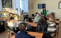 Юные жители села Истобное губкинской территории посетили беседу «Без вредных привычек»
