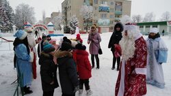 Парад дедов Морозов прошёл в Троицком