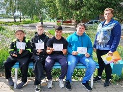 Акция «Твой выбор за тобой» прошла в селе Толстое губкинской территории 