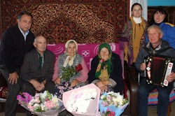 Жительница села Хворостянка Елизавета Степановна Сикачева отметила 90-летний юбилей