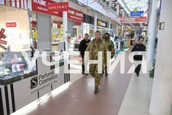 Очередная командно-штабная тренировка прошла в торговом центре Губкина 