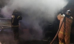 Пожар произошёл в Губкинском городском округе   